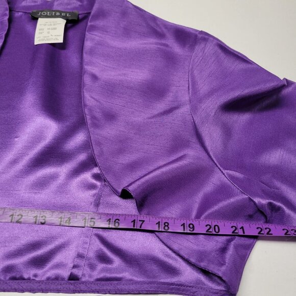 Plus Size Purple Dress and Crop Jacket Size 16- Mother of the Bride Dress- NWOT - Picture 11 of 15